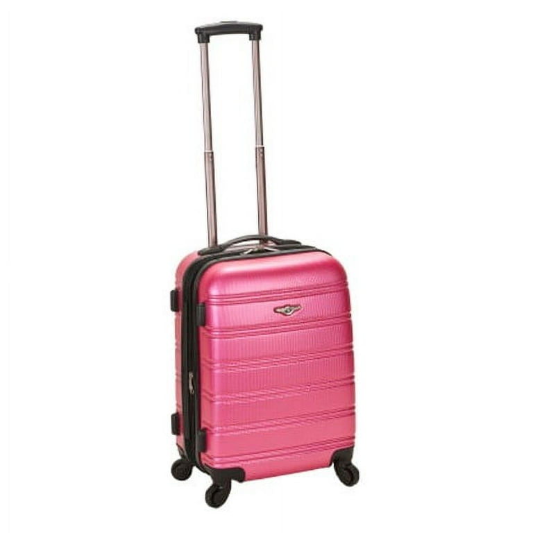 Rockland Luggage F145 Melbourne 20 in. Expandable ABS Carry On Luggage Walmart