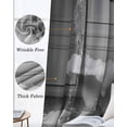thumbnail image 6 of Giraffe Black Out Curtains 63 Inch Long, Room Darkening Draperies Curtains Panels, Funny Animal Bathtub Abstract Art Grey Thermal Insulated Curtain for Bedroom Living Room 52"x63" 2 Panels, 6 of 8