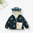 thumbnail image 5 of Cowsor Kids Boy's Girl's Sherpa Fleece Lined Jacket Spring Fall Winter Zip up Sweatshirt Hoodie, 5 of 7