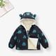 thumbnail image 5 of Chaquetas y abrigos casuales de manga larga con capucha, abrigos de invierno de moda con forro polar para niños pequeños y preescolares, chaqueta tipo cárdigan para niños., 5 of 8