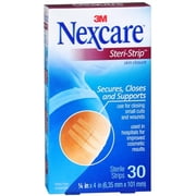Nexcare Steri-Strip Skin Closure Strips 1/4 Inch X 4 Inches, 30 Each