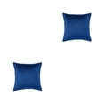 thumbnail image 3 of Funda de cojín de asiento Cateissary almohada con cremallera lavable agradable a la piel Azul oscuro 40x40cm 2Conjunto, 3 of 6