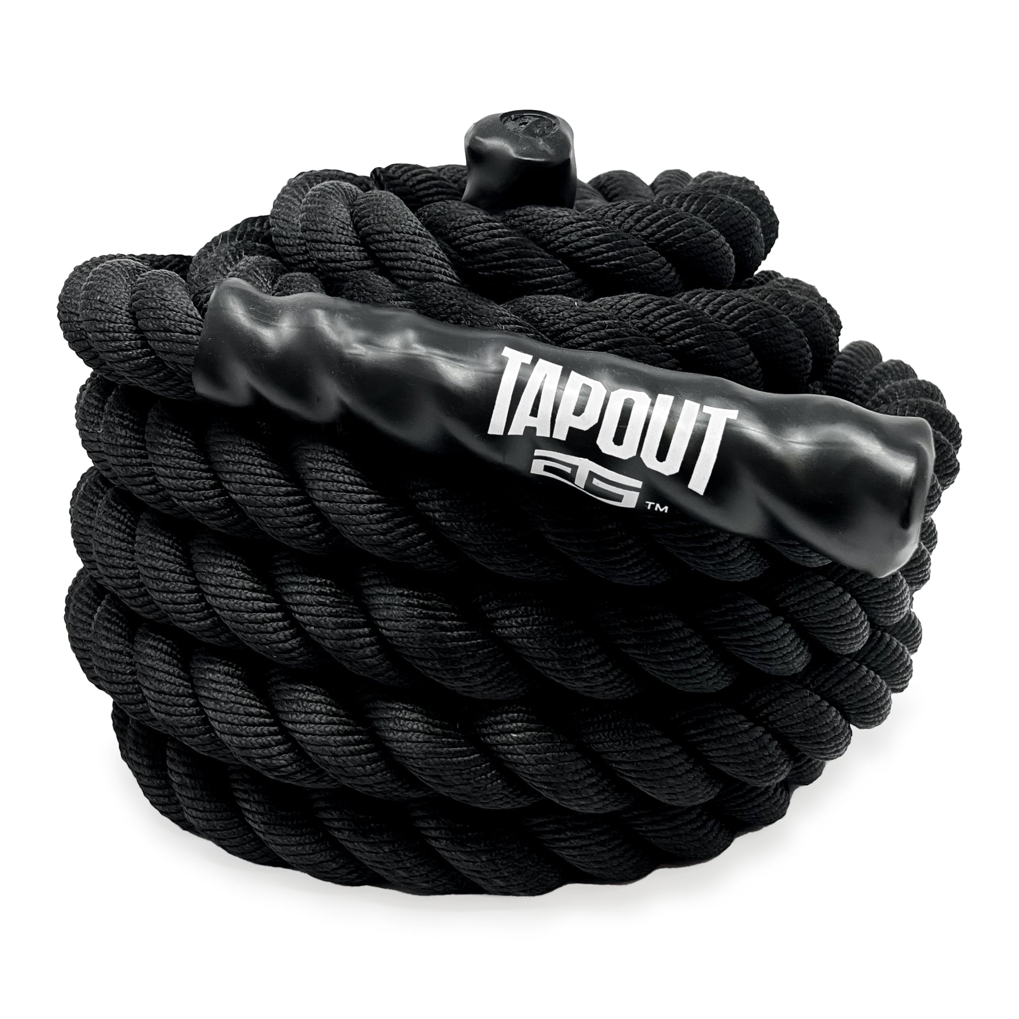Tapout 40ft x 1.5in Heavy-Duty Battle Rope – Strength Training, Cardio, Full-Body Workout, CrossFit & Endurance Rope