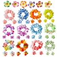 thumbnail image 3 of 50 PCS Suave Hawaiano Leis Luau Decoraciones de Fiesta Tropical Favores de Fiesta Lei Flor Besfony Besfony, 3 of 7