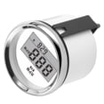 thumbnail image 1 of Compteur de Révolution Moteur Tachymètre Étanche avec Écran LCD 52mm/2 Po IP67 Rétroéclairage Rouge 9-32V, 1 of 7