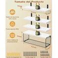 thumbnail image 3 of Repisas Flotantes Estantes De Madera Cocina Baño 4pzs Modelo Blanco, 3 of 4