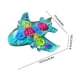 thumbnail image 3 of Herunwer Light Up Transparent Gear Airplane Bump and Go Autism Toys Colorful Moving Gears with Music and LED Effects, 3 of 6