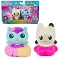 thumbnail image 1 of Casa de muñecas Gabby: Gabby Cat Bath Squirters Mercat & Pandy Paws Juguetes de baño flotantes para niños pequeños para niñas y niños de 3 años en adelante, 1 of 5