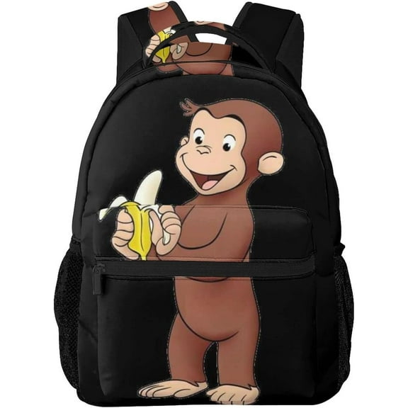 Curious George Rucksack, Anime, Backpack, Lightweight,, Travel, Multi-functional, Unisex, Celebration, Gift, Backpack