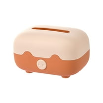 ChicYu Desktop Tissue Box Living Room Office Storage Tissue Holders for Storing Tissues in Home Living Room Office Car Decoration