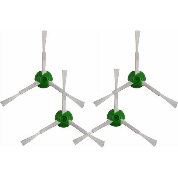 4 Brosses Latérales Compatible pour iRobot Roomba i7 e6 i7 + e5 i7 Plus Aspirateur Série Accessoires Rechange, Brosse Latérale Extracteur Robot Série i7 e5 i7 + e6 i7 Plus Reemplazo WHWY