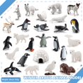 thumbnail image 3 of 26 Pcs Mini Modèles d'Animaux Arctiques Jouet Design Unique Modèles de Simulation pour Enfants Jouets Cognitifs Scientifiques, 3 of 8
