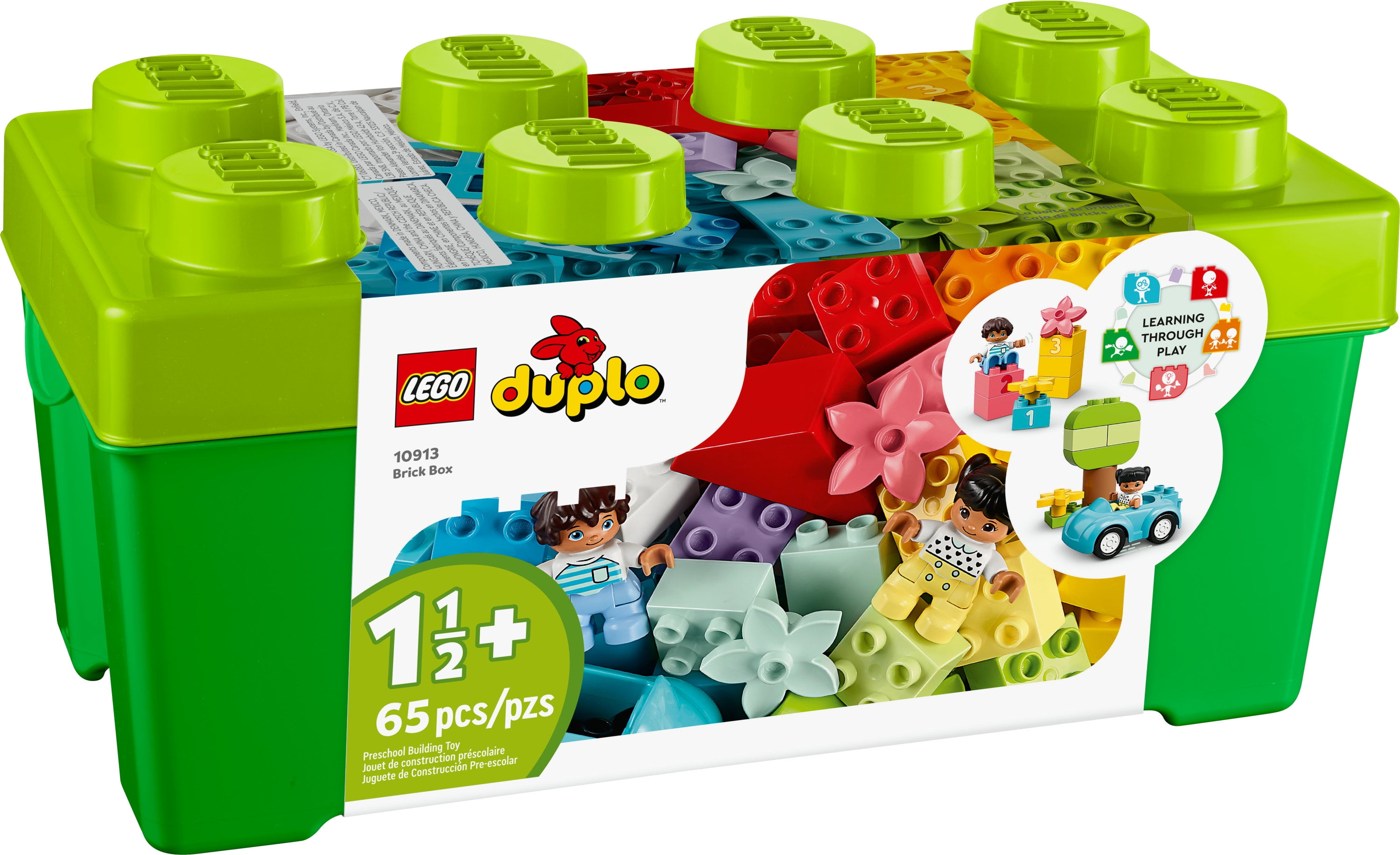 LEGO 10913 DUPLO Classic La Boîte De Briques Jeu De Construction Avec  Rangement, Jouet éducatif pour Bébé de 1 an et plus - ADMI