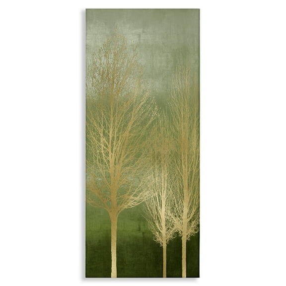 Stupell Industries Tranquil Gold Branches Landscape & Nature Painting Wrapped Canvas Canvas Art Print Wall Art, 10 x 24
