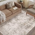 thumbnail image 3 of x Washable Area Rug for Living Room Bedroom Grey Neutral Carpet Low Pile Soft Thin Tapis Salon Abstract Modern Vacuumable Lightweight Large Throw Rug for Dining Room Kitchen, 3 of 9