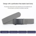 thumbnail image 7 of Adjustable Tactical Nylon Web Belt for Men, Auto Slide Metal Buckle Lightweight Canvas Strap Outdoor Hiking Daily Casual Belt Dark Gray-A, 7 of 7