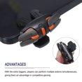thumbnail image 4 of Unique Bargains Gaming Trigger Mobile Game Controller 1 Pair G6 Six-Finger Linkage Button Burst Shooter Black, 4 of 5