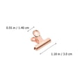 thumbnail image 2 of Miangastore 10Pcs Metal Grip Clips Stainless Steel Ticket Clips Stationery Bills Metal Clips, 2 of 8
