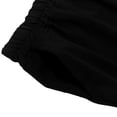 thumbnail image 7 of Ediodpoh Womens Skirt Women's High Waist Solid Color Casual Drawstring Side Slit Skater Skirt with Pockets Stretchy Comfortable A Line Black L, 7 of 7