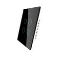 thumbnail image 1 of Mistaha Upgraded 4 Gang Wi-Fi Smart Touch Switch Easy Pairing Multi-control Association Backlight ON/ OFF APP Control Voice Control Compatible with / Home Timing Sharing Relay Status Wall Light Swi, 1 of 6