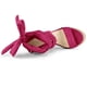 thumbnail image 4 of Sandalias Tacones De Cuña Con Cordones Plataforma De Alpargata Allegra K para Mujer Rosa caliente 38, 4 of 6