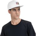 thumbnail image 6 of Bangladesh American Flat Bill Hats Teens Cool Snapback Baseball Cap Unisex, 6 of 9
