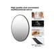 thumbnail image 5 of 20/24/30/32 pulgada 5mm extra - thick round mirror con matte negra aluminum alloy frame. hd moderno cute wall mirror para nursery, sala de estar, vanity, 5 of 8