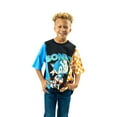 thumbnail image 2 of Sonic The Hedgehog Gotta Go Fast Crew Neck Short Sleeve Boy's Colorblock T-shirt-6/7, 2 of 5