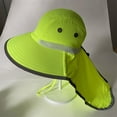thumbnail image 4 of High Visibility Fluorescent Color Fisherman Hat Wide Brims Sunshade Hat with Sun Protections For Outdoor Enthusiast, 4 of 18
