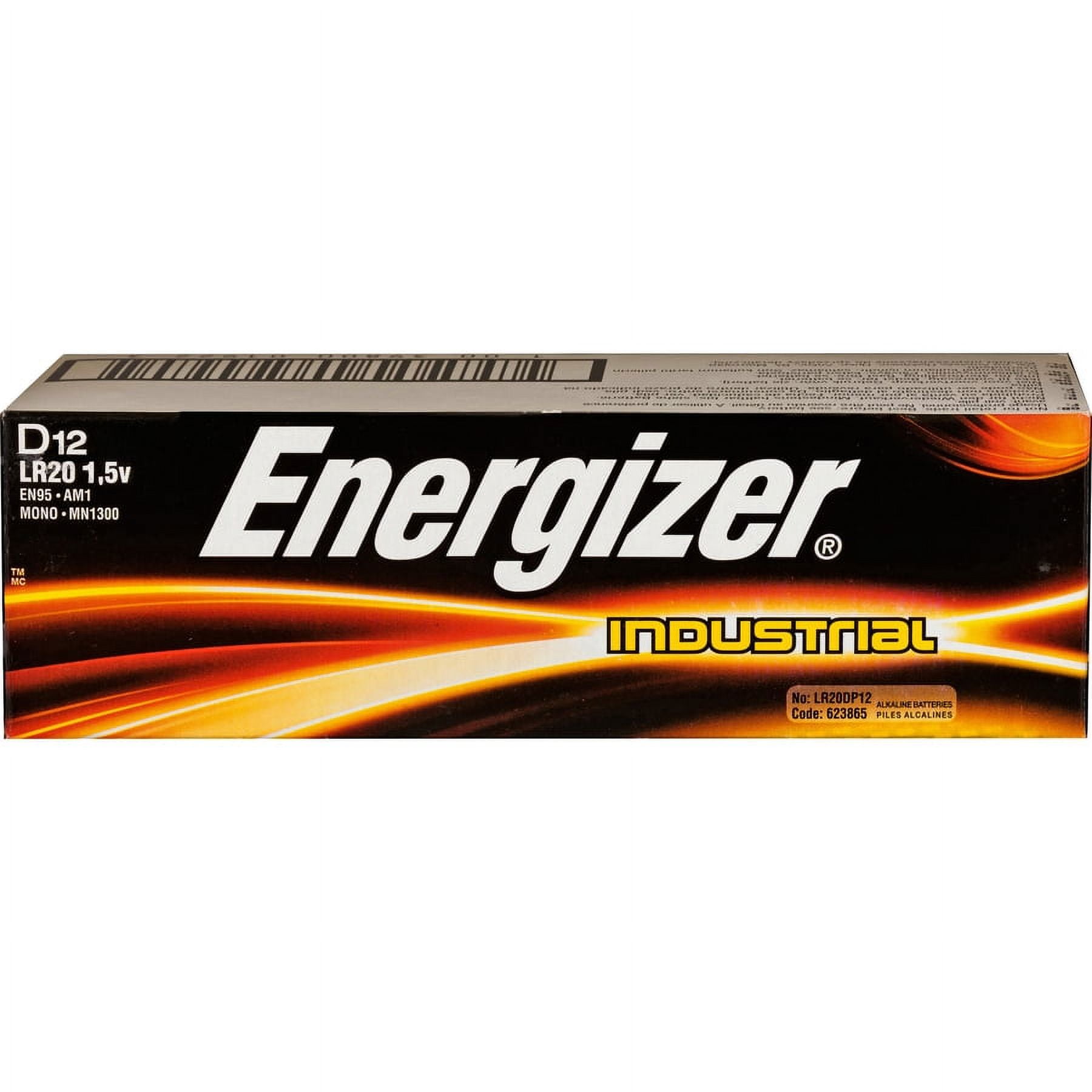 Energizer Industrial Alkaline C - For Multipurpose - C - 72 / Carton