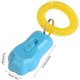 thumbnail image 4 of Clicker de entrenamiento ajustable de 3 velocidades, clicker de entrenamiento para perros con correa para la muñeca, ideal para caballos, gatos y pájaros, perfecto para el entrenamiento conductual (az, 4 of 5
