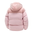 thumbnail image 7 of Puffer Jacket Men Hooded Long Sleeve Solid Color Thick Velvet Lined Casual Jacket Warm Winter Coat for Cold Protection, 7 of 7