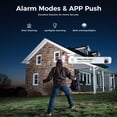 thumbnail image 5 of Security Cameras Wireless Outdoor WiFi, Solar Battery Surveillance Cameras, 360° View, Human Detection, Night Vision, 2-Way Audio, Real-Time Alerts, Waterproof, SD/Cloud Storage White, 5 of 9