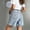 Light Blue, variant on ITSAME Teen Girls Denim Shorts 12-17Y Loose Fit Elastic Waist Bow Embroidery Summer Casual Jean Shorts Light Blue Size 12-13