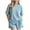 #-Sky Blue, variant on CAZOFW Pajamas for Women,Short Sleeve Top Shorts Set,Soft Lounge Sleepwear Casual Pjs Sizes M-2X