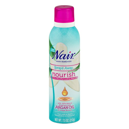 Nair Hair Remover Sprays Away Moroccan Argan Oil & Orange Blossom, 7.5 (Best Hair Removal Spray)