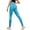 Blue #043, variant on 3D Metabolic Booster Leggings-3D Anti-Cellulite Compression Leggings for Women, High Waist Scrunch Butt Yoga Pants Brown M
