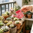 thumbnail image 5 of Small Watering Jug for Plants 1L/35oz, Garden Watering Can with Ribbon Bow Decoration, Long Spout Rust Proof Indoor Outdoor Plant Waterer, 5 of 5