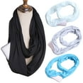 thumbnail image 3 of Convertible Journey Infinity Scarf With Pocket Multi-use Infinity Scarf With Pocket Convertible Infinity Scarf With Pocket, 3 of 3