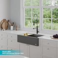 thumbnail image 2 of Kraus KPF-1603SFSMB Artec Pro Robinet de Cuisine Commercial Sans Tache 2 Fonctions avec Bec à Ressort Rétractable et Remplisseur de Pot & Acier Inoxydable & Noir Mat, 2 of 14
