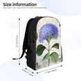thumbnail image 4 of Fotbe Vintage Flower Mochila de Viaje para Laptop, Mochila Ejecutiva Delgada y Resistente 15.6", 4 of 8