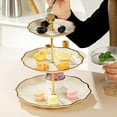thumbnail image 6 of Giunmcul Multi Layer Fruit Stand Plate Tiered Serving Tray For Snacks Candy Desserts Party Platter Coffee Table Ornament Decor, 6 of 6