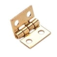 thumbnail image 2 of 20Pcs Brass Hinge for Small Craft Door Box Accessories Gold 8*10Mm Gold, 2 of 10