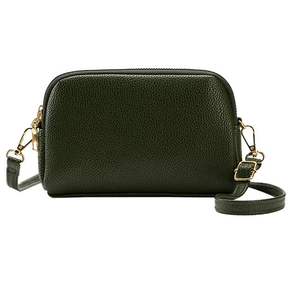 PU Wallet Clutch Purses For Women Small Crossbody Phone Bags, Casual Bag, 19*13*4cm - green
