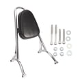 thumbnail image 2 of Respaldo Negro Para Motocicleta, Respaldo Para Pasajero De Motocicleta, Cojín Sissy Bar Para XL883/XL1200/48 2004-2015 Plateado ANGGREK Motorcycle Passenger Cushion, 2 of 8