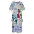thumbnail image 4 of Marc chagall bay of nice 1970 vestido suelto con bolsillos vestidos de fiesta vestido de mujer fiesta noche ropa de verano para mujer, 4 of 7