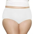 thumbnail image 2 of Fruit of the Loom Women's 10PK Fit For Me Eversoft Cotton Brief Underwear, Tag Free & Breathable Size 14, 2 of 4