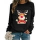 thumbnail image 3 of Suéter de mujer con dibujos animados navideños, suéteres de invierno de manga larga para mujer, suéteres de mujer para estar en casa, suéter de moda, jersey para mujer, 3 of 5