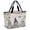 Blue Beige, variant on Coastal Eucalyptus Beach Bag for Women,Large Breathable Mesh Beach Tote Bag,Ocean Blue Gnomes Starfish Leaf Wood Grain Sandproof Lightweight Travel Bags for Vacation Picnic Pool 15.7"x15.7"x9.1"