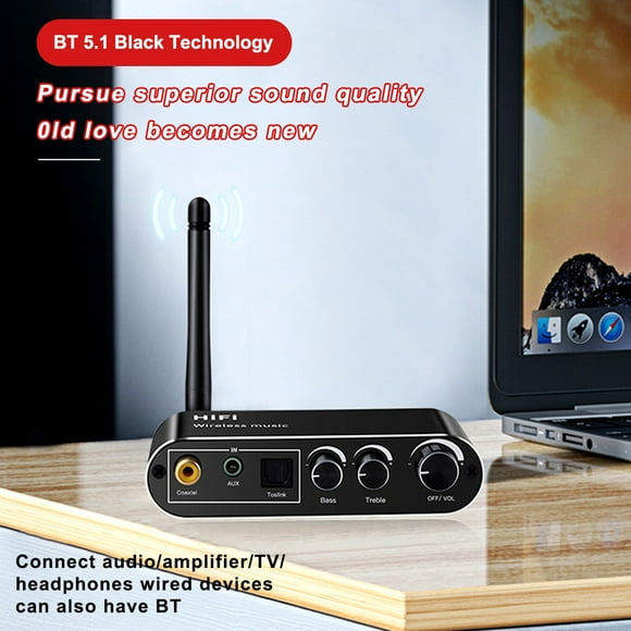 AUX Bluetooth-compatible Receiver Fast Speed Mobile Phone Television Converter for Television Speaker Digital to Analog Adapter Portable Home Supplies
